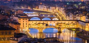 Italienische Leder Rucksack - der beste Leder Rucksack für Sie - Ponte Vecchio Florenz