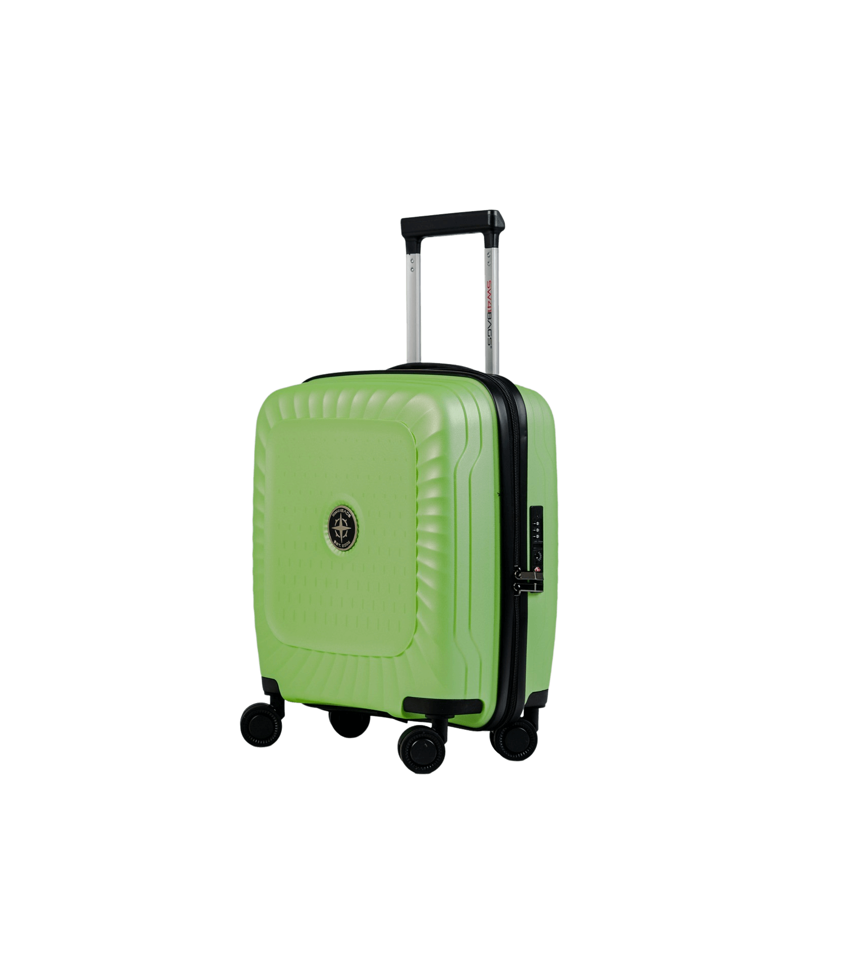 EasyJet Koffer-Handgepaeck Ibiza 4 Rollen Swissbags grass-green