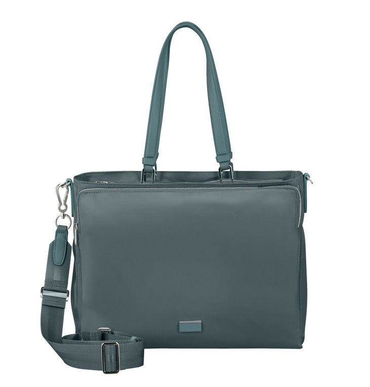 Samsonite Handtasche Shopping-Bag Laptoptasche 14.1" Be-Her petrol-grey
